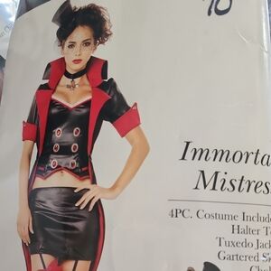 Leg Avenue Red and Black Immortal Mistress Costume